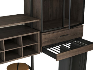 wardrobe system raumplus 3D मॉडल
