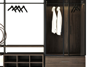 wardrobe system raumplus 3D मॉडल