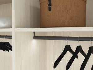 raumplus black wardrobe Modelo 3D