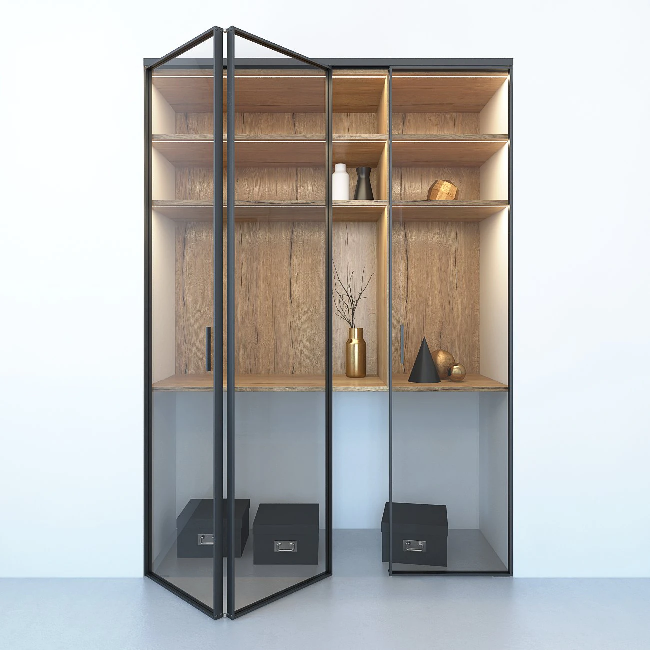 raumplus folding doors 3D Model .c4d .max .obj .3ds .fbx .stl .blend 