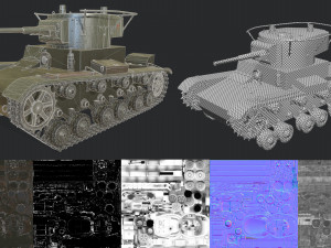 russian tank Modelo 3D
