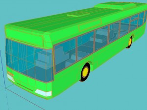 bus volvo 3D Модель