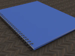 cuaderno escolar Modelo 3D