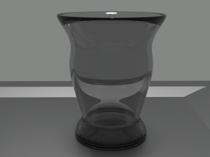 glass cups vases and bowls Model 3D