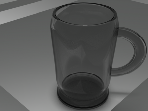 glass cups vases and bowls Model 3D