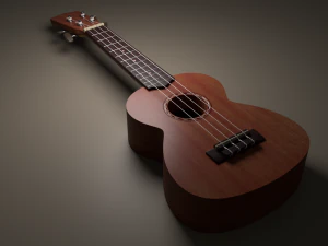ukelele Modelo 3D