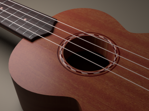 ukulele 3D Model