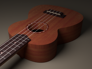ukulele 3D Model
