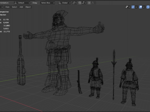 aztec golem Modelo 3D