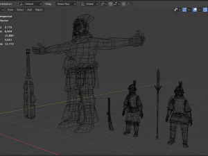 aztec golem 3D Model