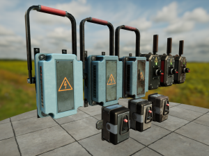 Industrial switches P2 3D Model