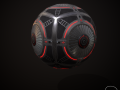 Futuristic PBR Texture P6 3D-Modell