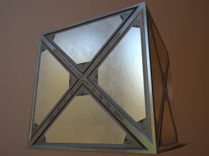 Futuristic PBR Texture P10 3D-Modell