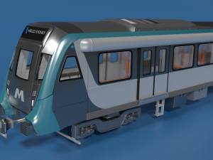 modern sydney metro train Modelo 3D