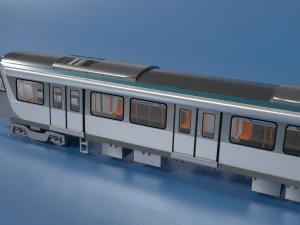 modern sydney metro train 3D Model