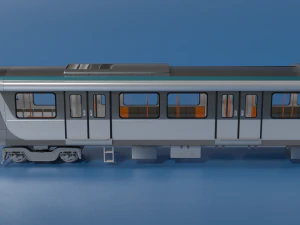 modern sydney metro train 3D Model