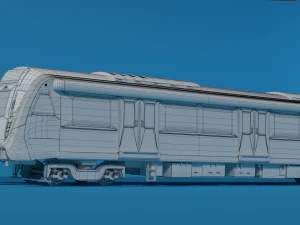 modern sydney metro train 3D Model
