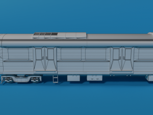 modern sydney metro train Modelo 3D