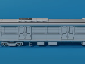 modern sydney metro train 3D Model