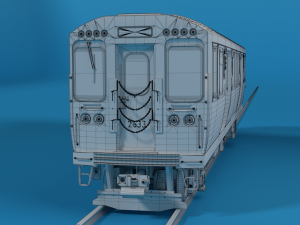 chicago l subway train 3Dモデル