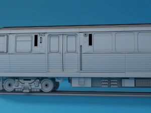 chicago l subway train 3D Model