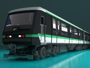 paris subway train Modelo 3D