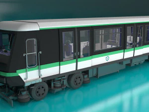 paris subway train 3D Model
