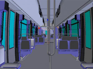 paris subway train 3D Model
