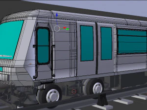 paris subway train 3D Model
