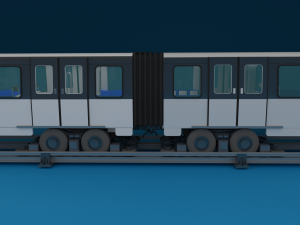 paris subway train 3D मॉडल