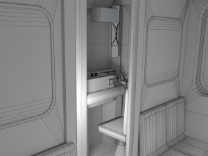 chicago l subway train 3D Model