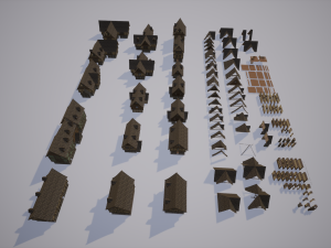 medieval modular pack Model 3D