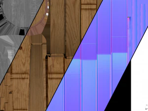 vecchio secchio rustico Modello 3D