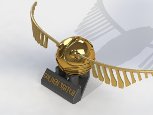 Golden Snitch 3D Print Model