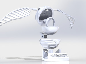 Golden Snitch Ring Holder Modèles 3D en vedette