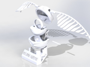 Golden Snitch Ring Holder Modèles 3D en vedette