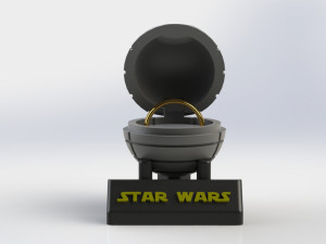 Death Star Ring Holder 3D Druckmodell