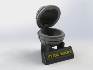 Death Star Ring Holder 3D Druckmodell