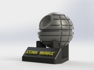 Death Star Ring Holder 3D Druckmodell