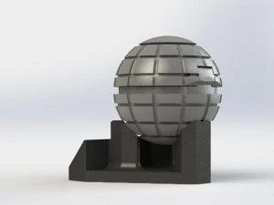 Death Star Ring Holder 3D Print Model