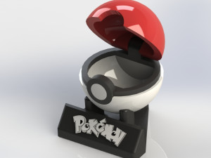 Pokeball Ringholder 3D 프린트 모델