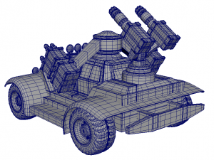 buggy military 3D 모델