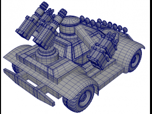 buggy military 3D 모델