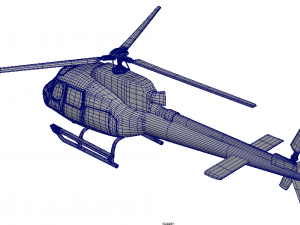 helicopter as 350 3D Model