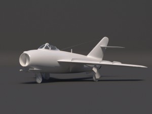 mig-17 Modèle 3D
