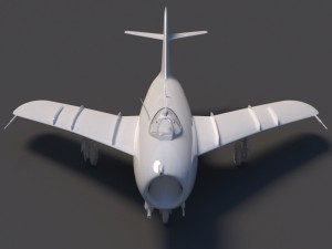 mig-17 Modèle 3D