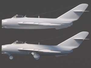 mig-17 Modèle 3D