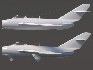mig-17 3D Model