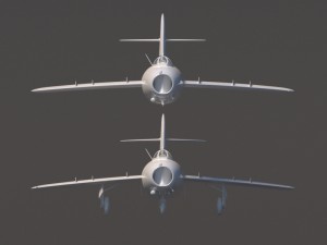 mig-17 Modèle 3D