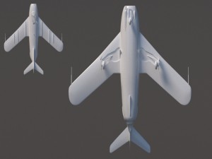 mig-17 Modèle 3D